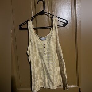 striped comfy tank top
